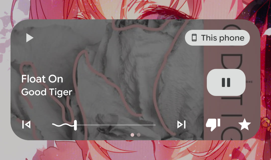 DSub2000's lock screen widget