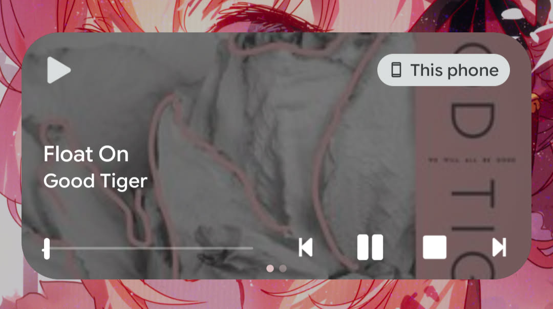 subtracks's lock screen widget